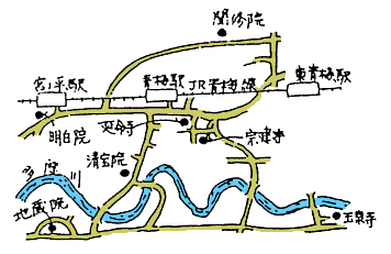 多摩七福神マップ