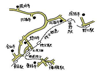 秩父七福神マップ