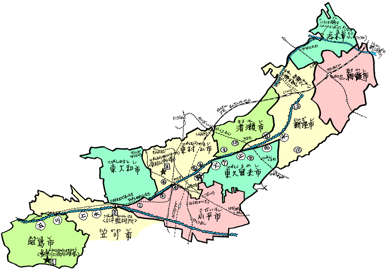 野火止用水おさんぽマップ