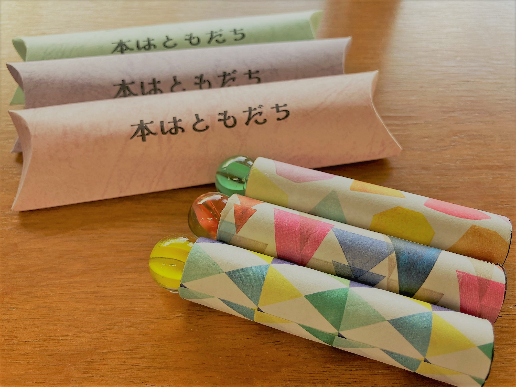 なつやすみシールラリーのミニ万華鏡の写真