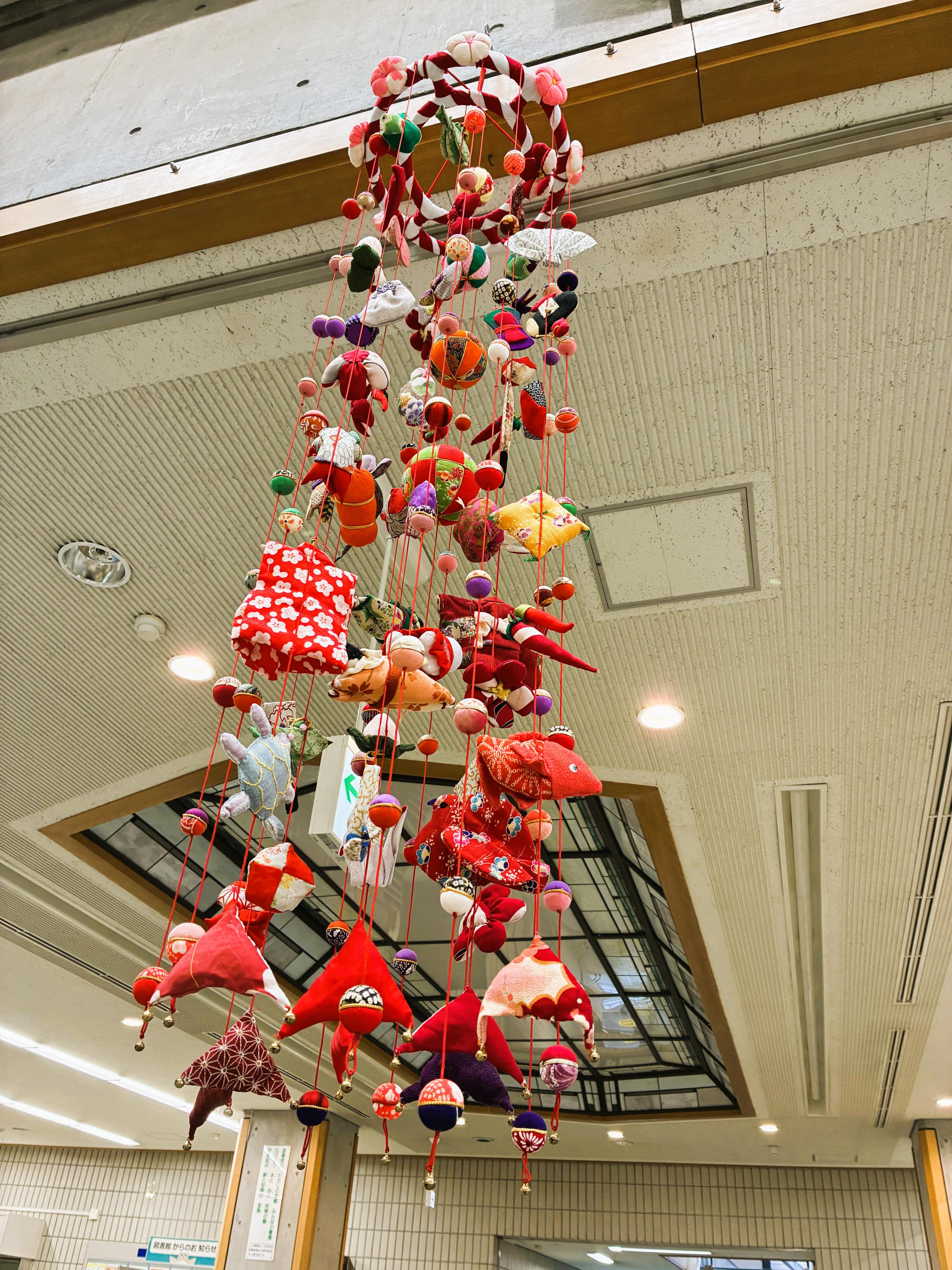 つるし雛のアップの写真